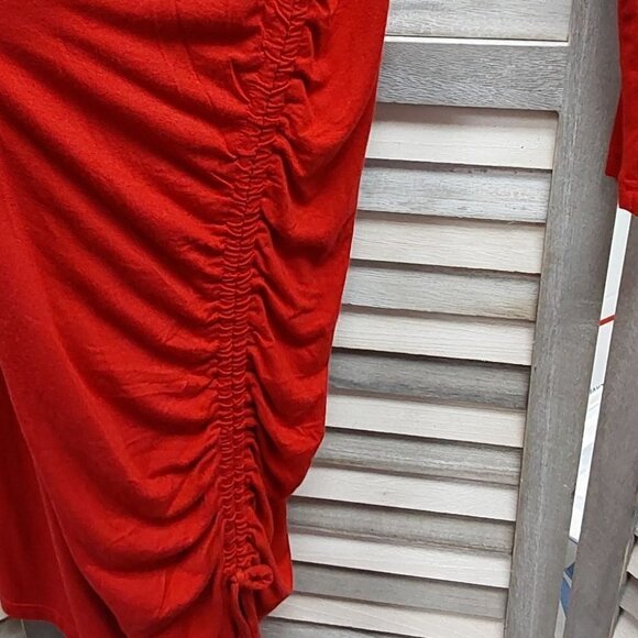 Long Sleeve Rushed Bodycon Maternity Dress | Isabel Maternity | Large - Picture 4 of 10